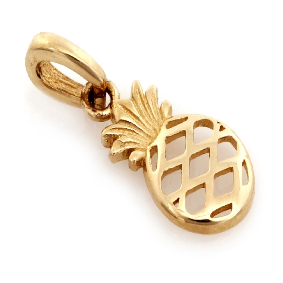Wisiorek ananas ze złota BigDIAMOND - Jubiler Kraków