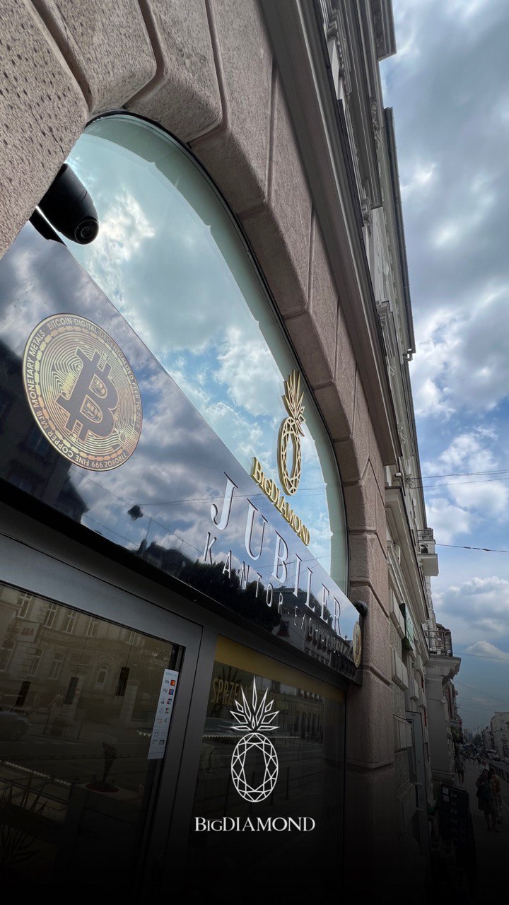 Fasada salonu BigDIAMOND w Krakowie