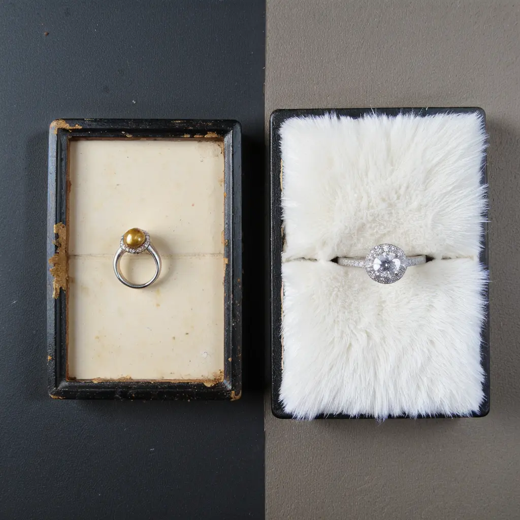 Przed i po przetapianiu złota w BigDIAMOND Kraków