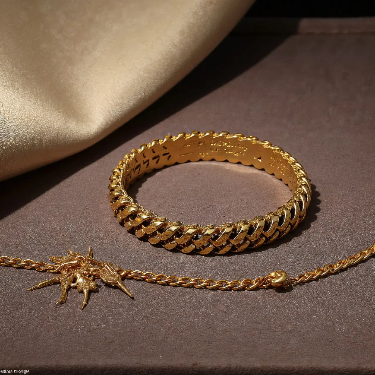 Złoty łańcuszek zamieniony w bransoletkę w BigDIAMOND Kraków