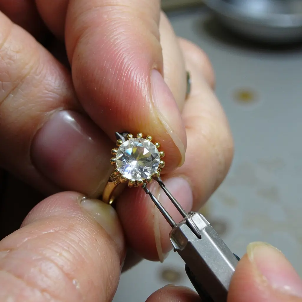 Naprawa i Renowacja Biżuterii Kraków – oprawianie kamienia szlachetnego w pierścionek