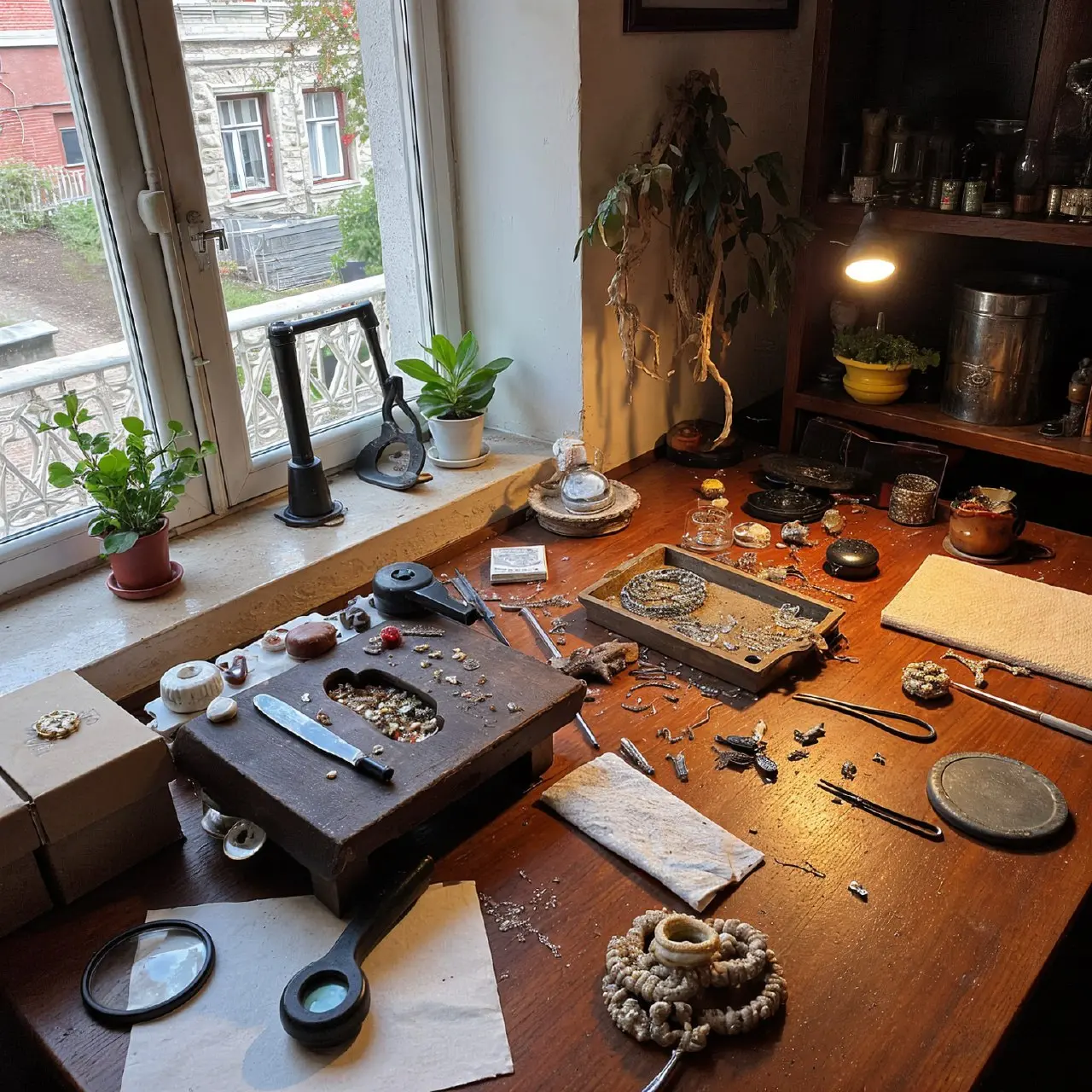 Naprawa i Renowacja Biżuterii Kraków – tradycyjny warsztat jubilerski z narzędziami