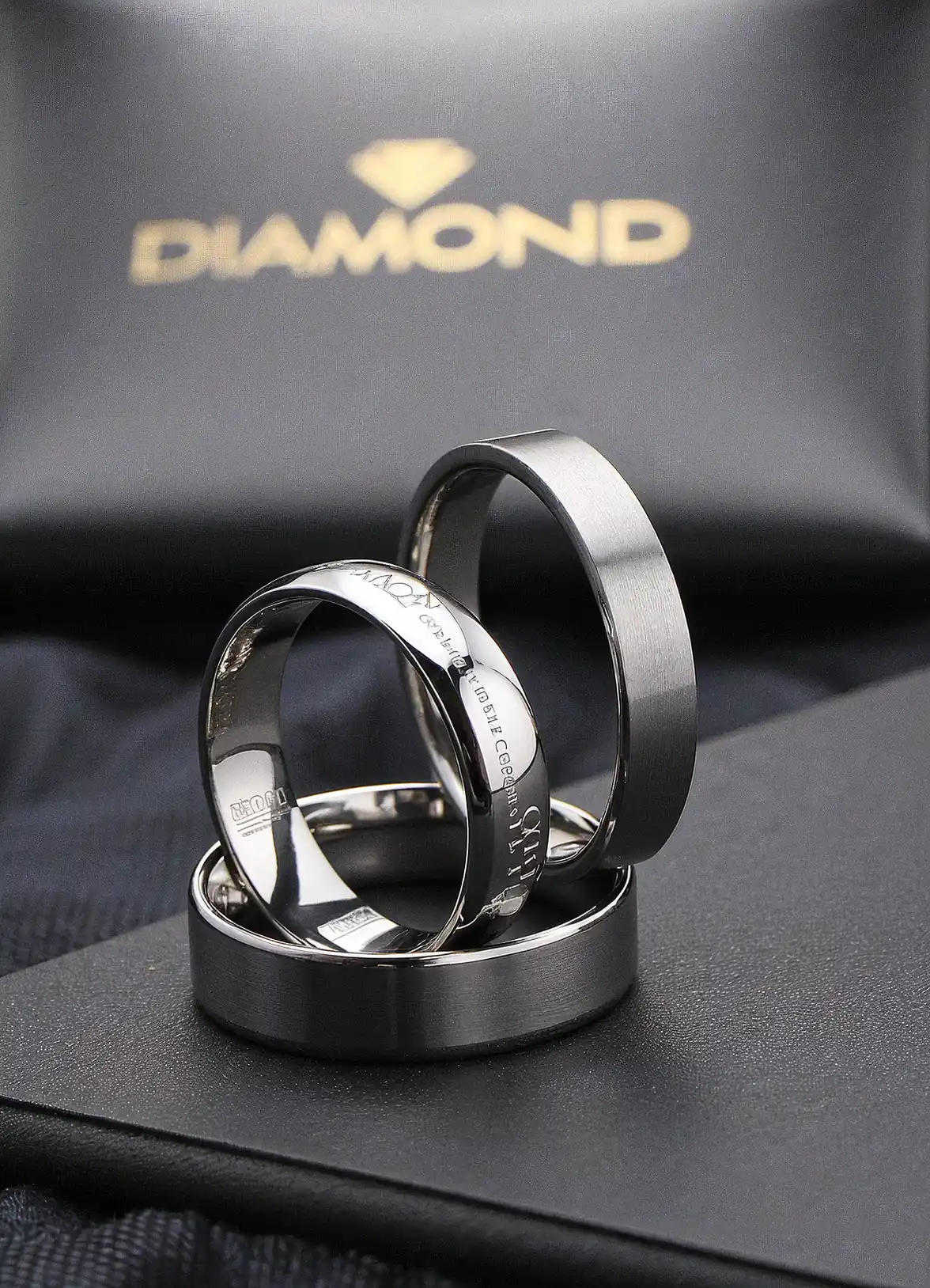 Obrączki ślubne tytanowe – lekkie i trwałe obrączki – BigDIAMOND