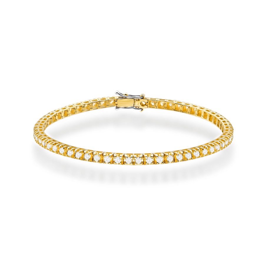 Bransoletka z diamentami 1,98 ct B0031 – żółte złoto próby 585 · B39150