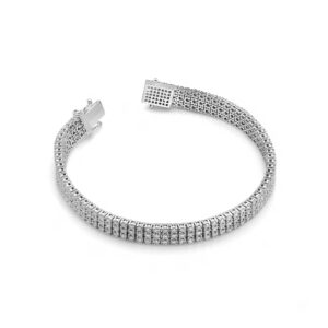 Bransoletka B0035 z diamentami białe złoto Jubiler Kraków BigDIAMOND