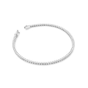 Bransoletka B39150 z diamentami białe złoto Jubiler Kraków BigDIAMOND