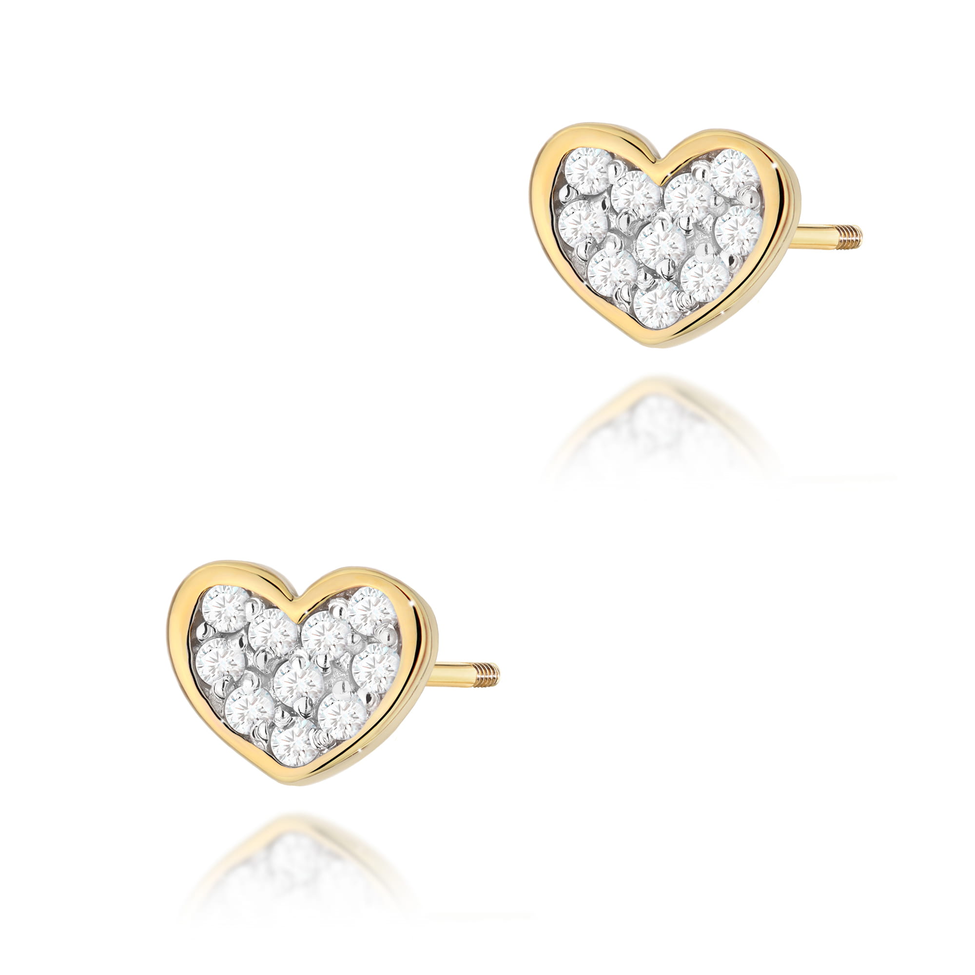 Kolczyki z diamentami 0,172 ct · K0021