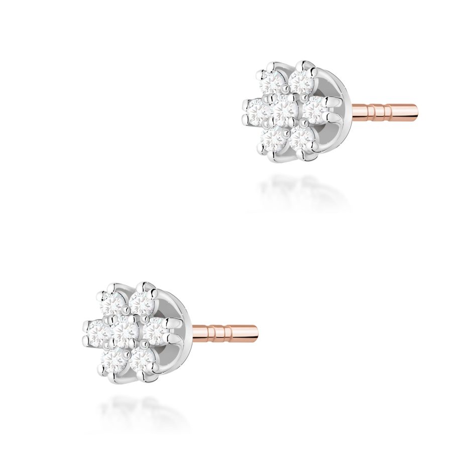 Kolczyki z diamentami 0,203 ct – sztyft · K0026