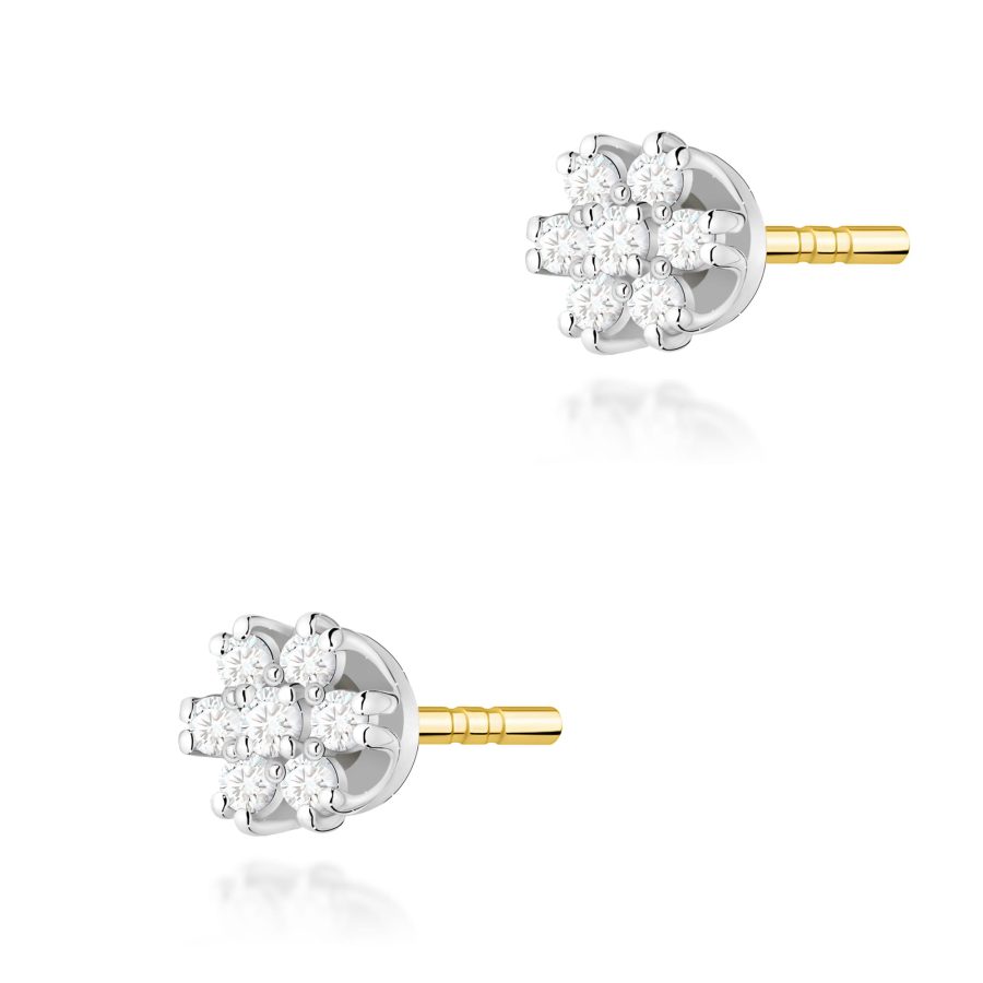 Kolczyki z diamentami 0,203 ct · K0026