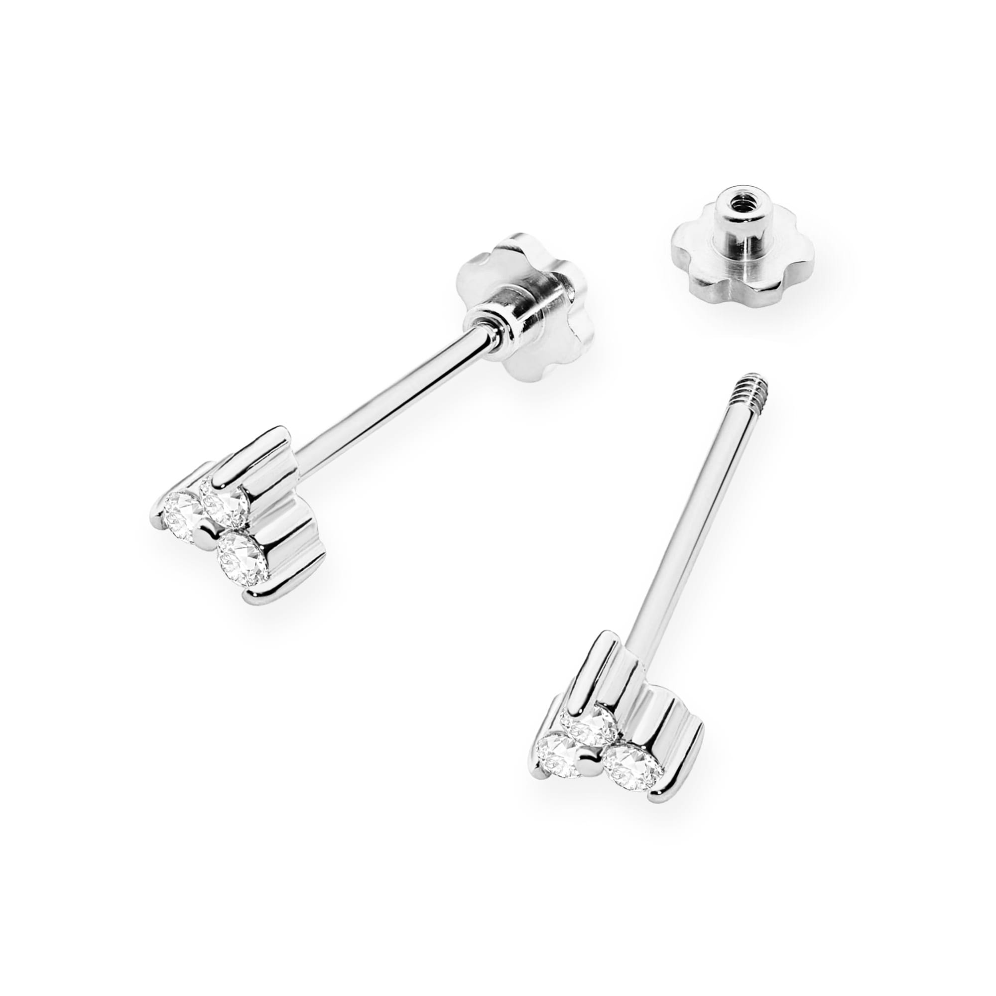 Kolczyki z diamentami 0,087 ct · K0033 - obrazek 2