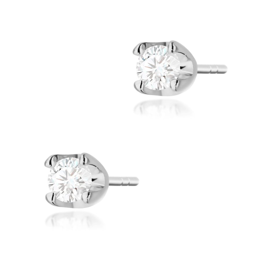 Earrings with diamonds 2 × 0,08 ct