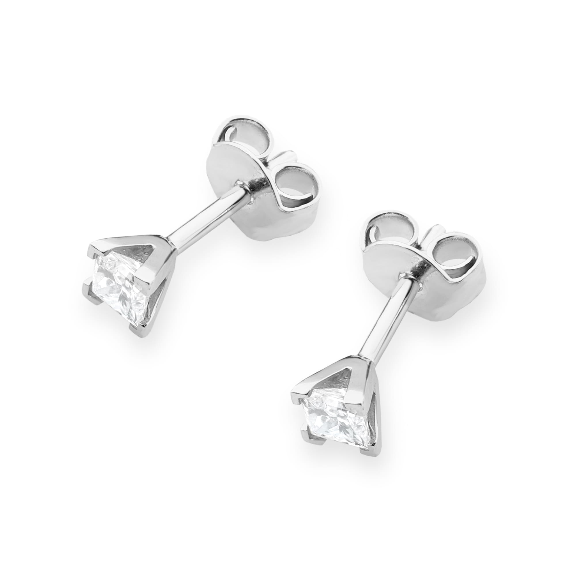 Kolczyki z diamentem 2 x 0,15 ct · K0037 - obrazek 2