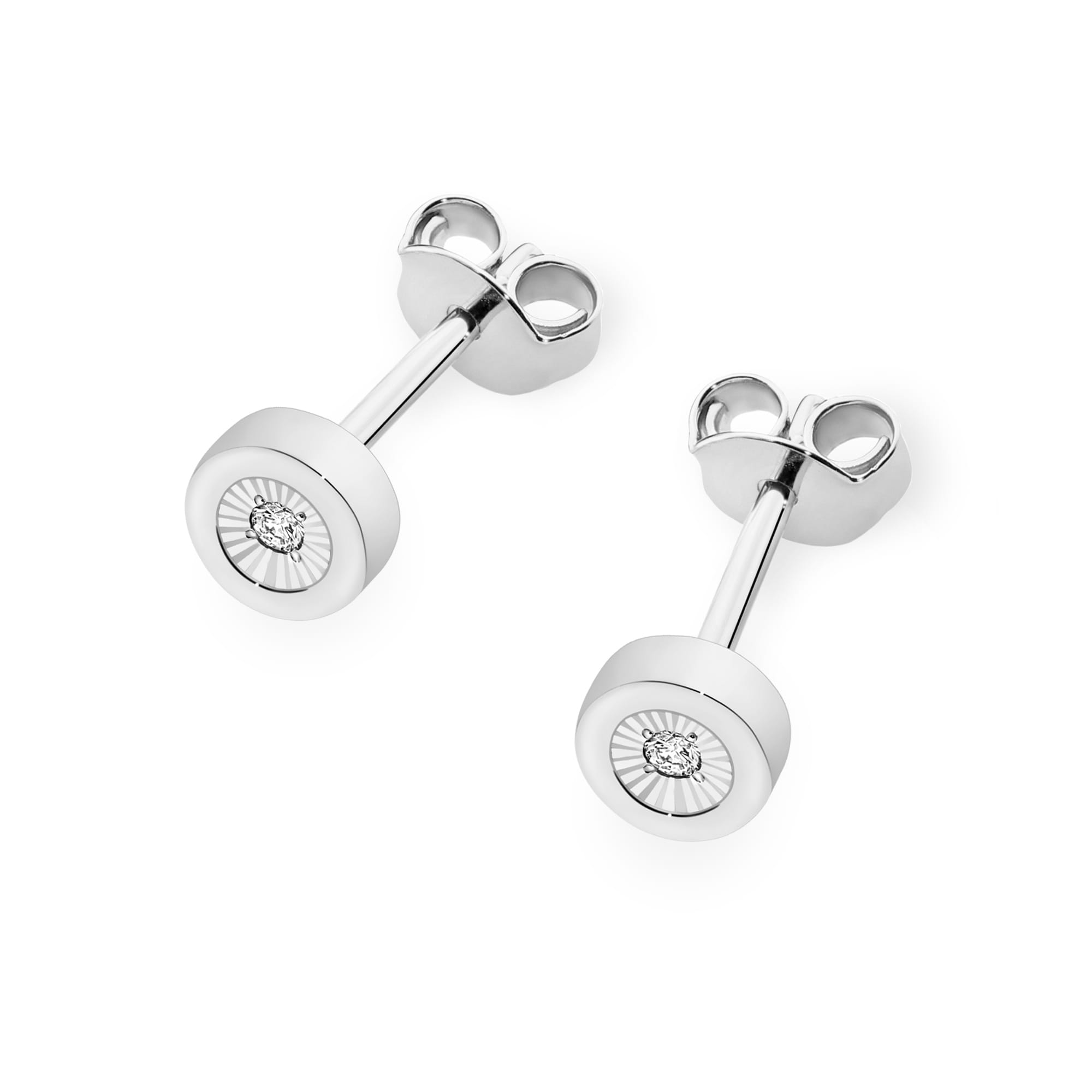 Kolczyki z diamentami 0,029 ct K0071 · CK017 - obrazek 2