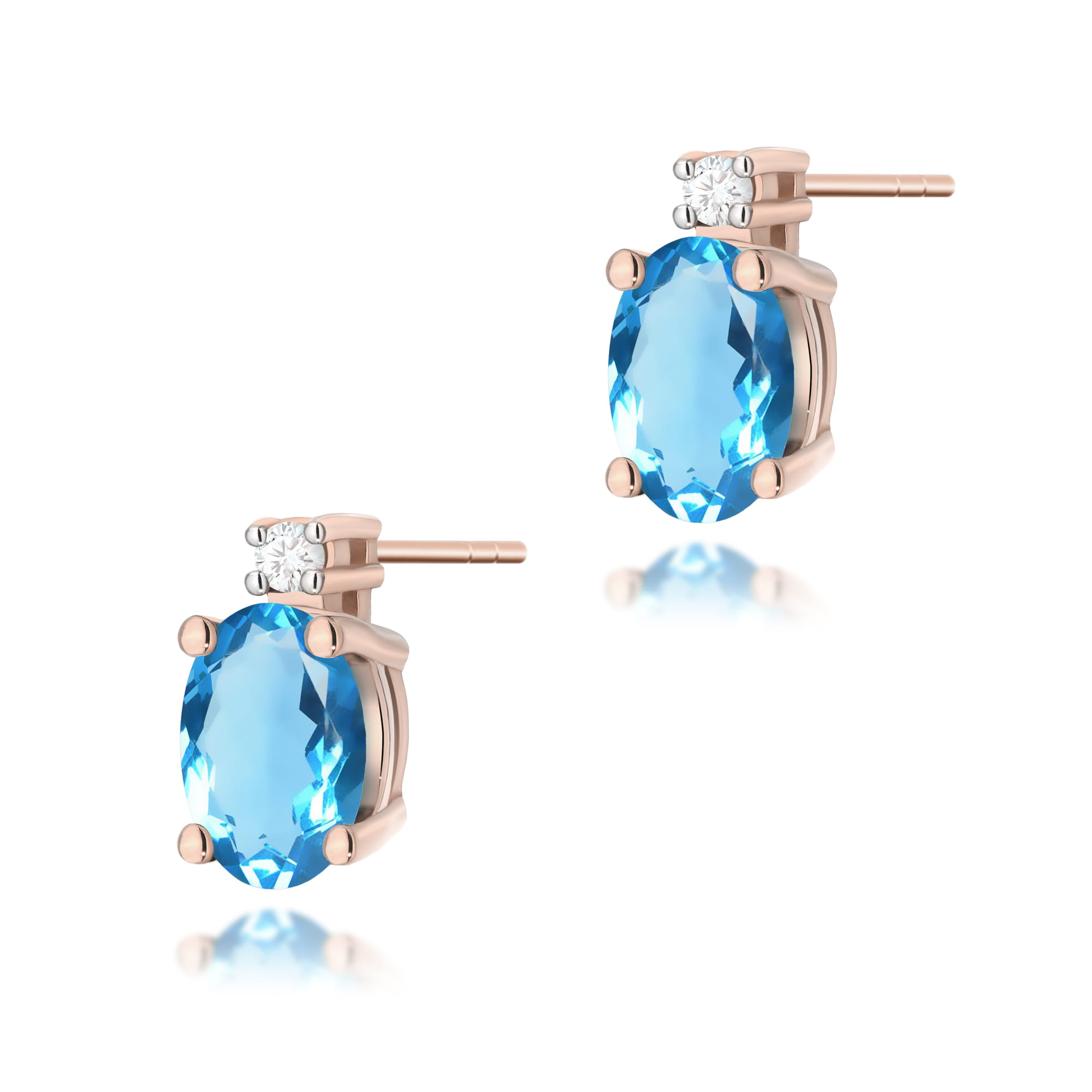 Kolczyki K0001 Topaz 2 x 0