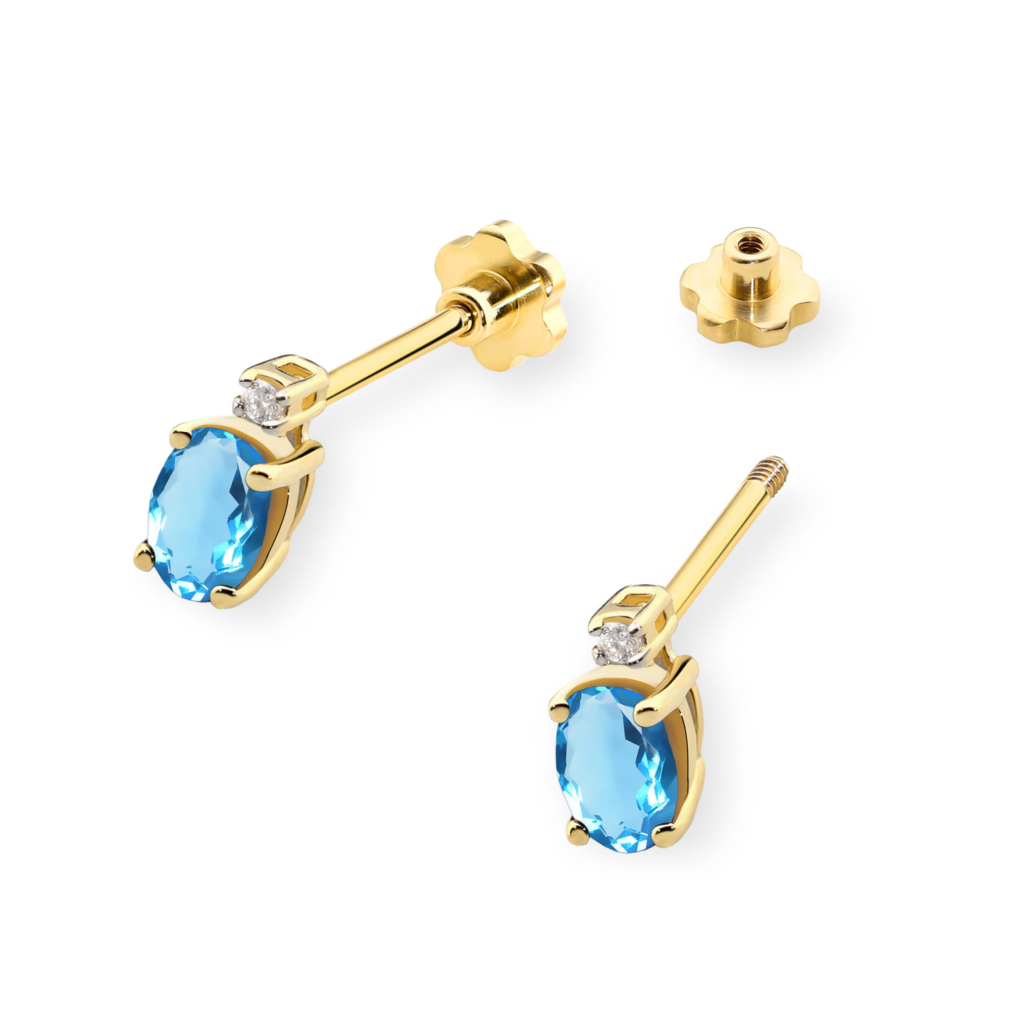 50ct żółte złoto sztyft zakręcany Jubiler Kraków BigDIAMOND