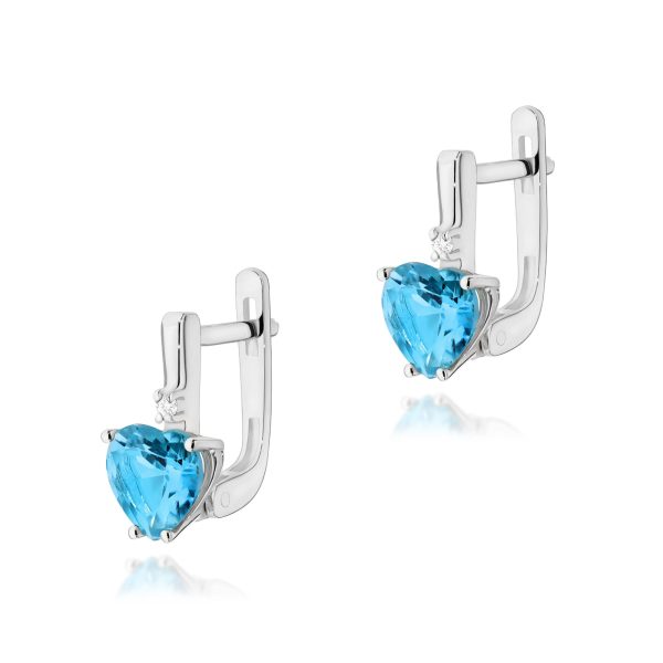 Kolczyki K0002 Topaz 2 x 1
