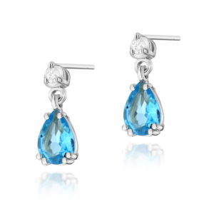 Kolczyki K0006 Topaz 2 x 0