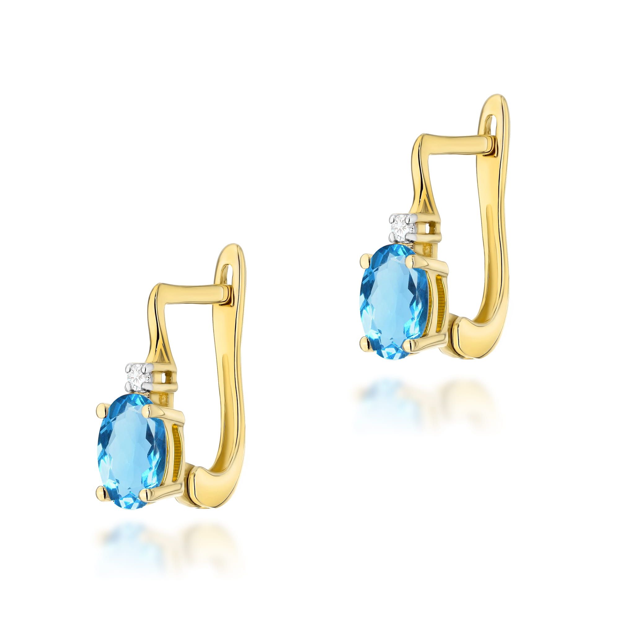 Kolczyki K0011 Topaz 2 x 0