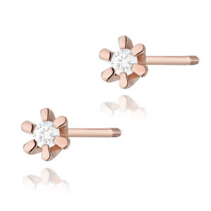 Kolczyki K0029 Diament 2 x 0