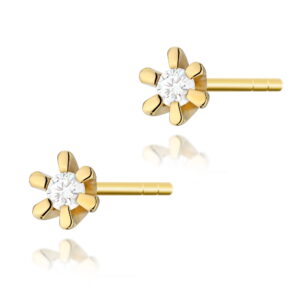 Kolczyki K0029 Diament 2 x 0