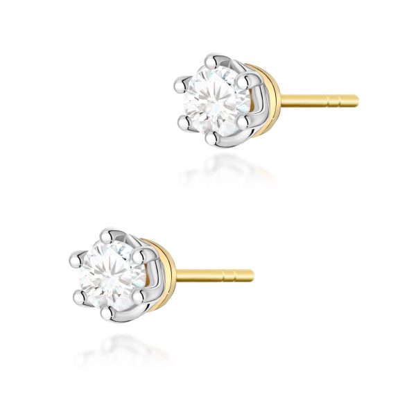 Kolczyki K0069 Diament 2 x 0