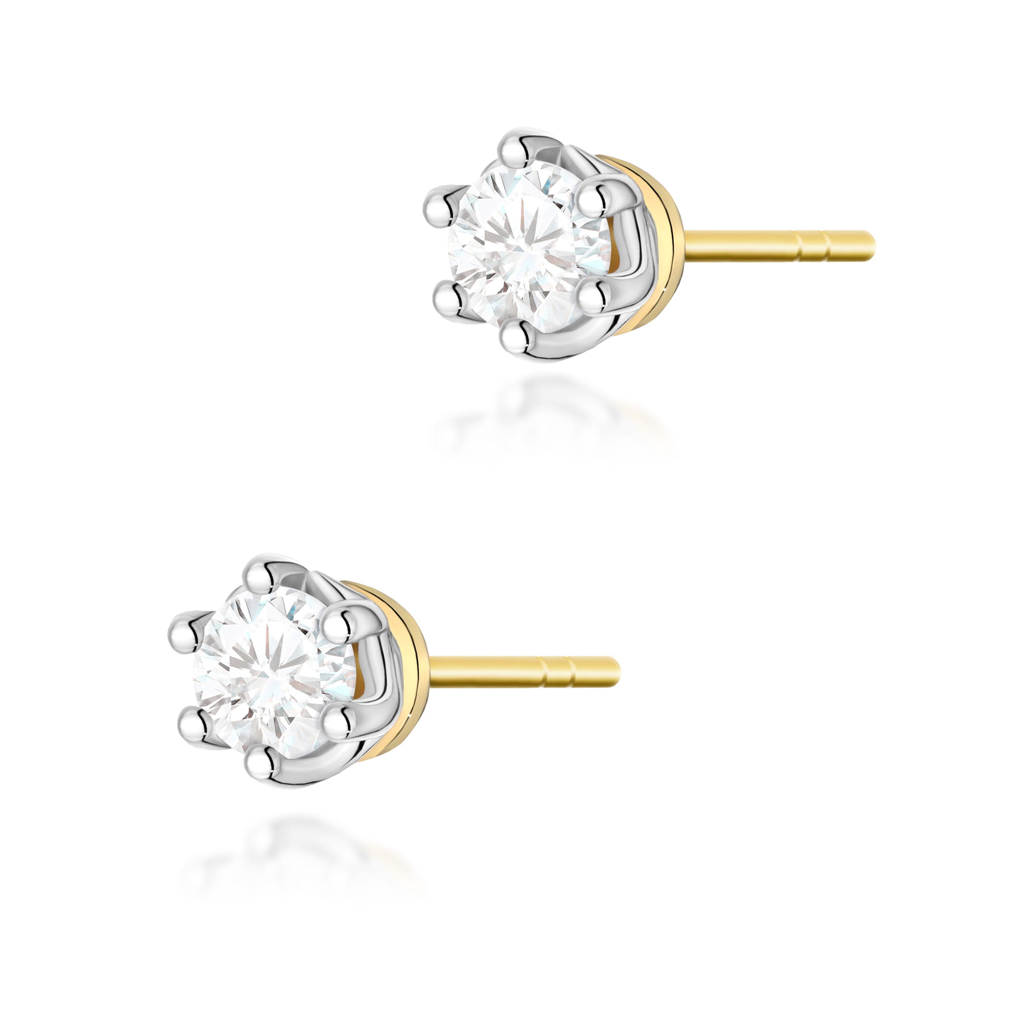 Kolczyki K0069 Diament 2 x 0