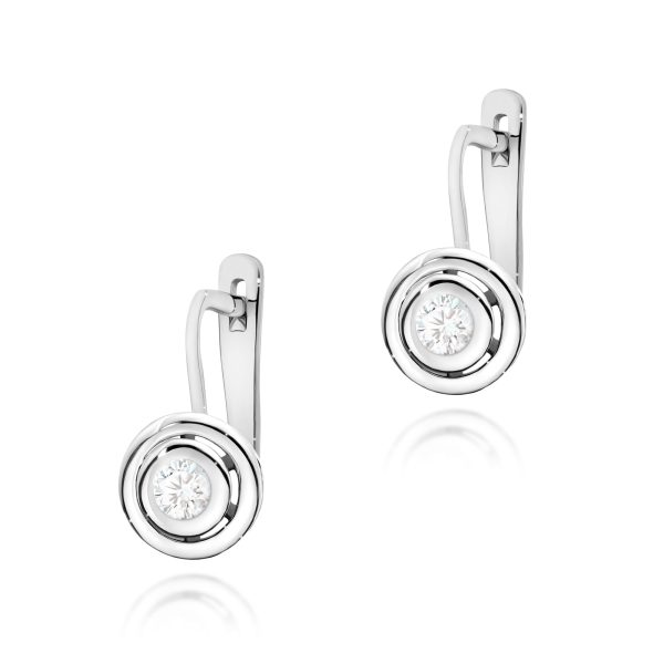 Kolczyki K0294 Diament 2 x 0