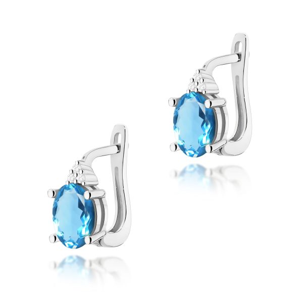 Kolczyki K0308 Topaz 2 x 0