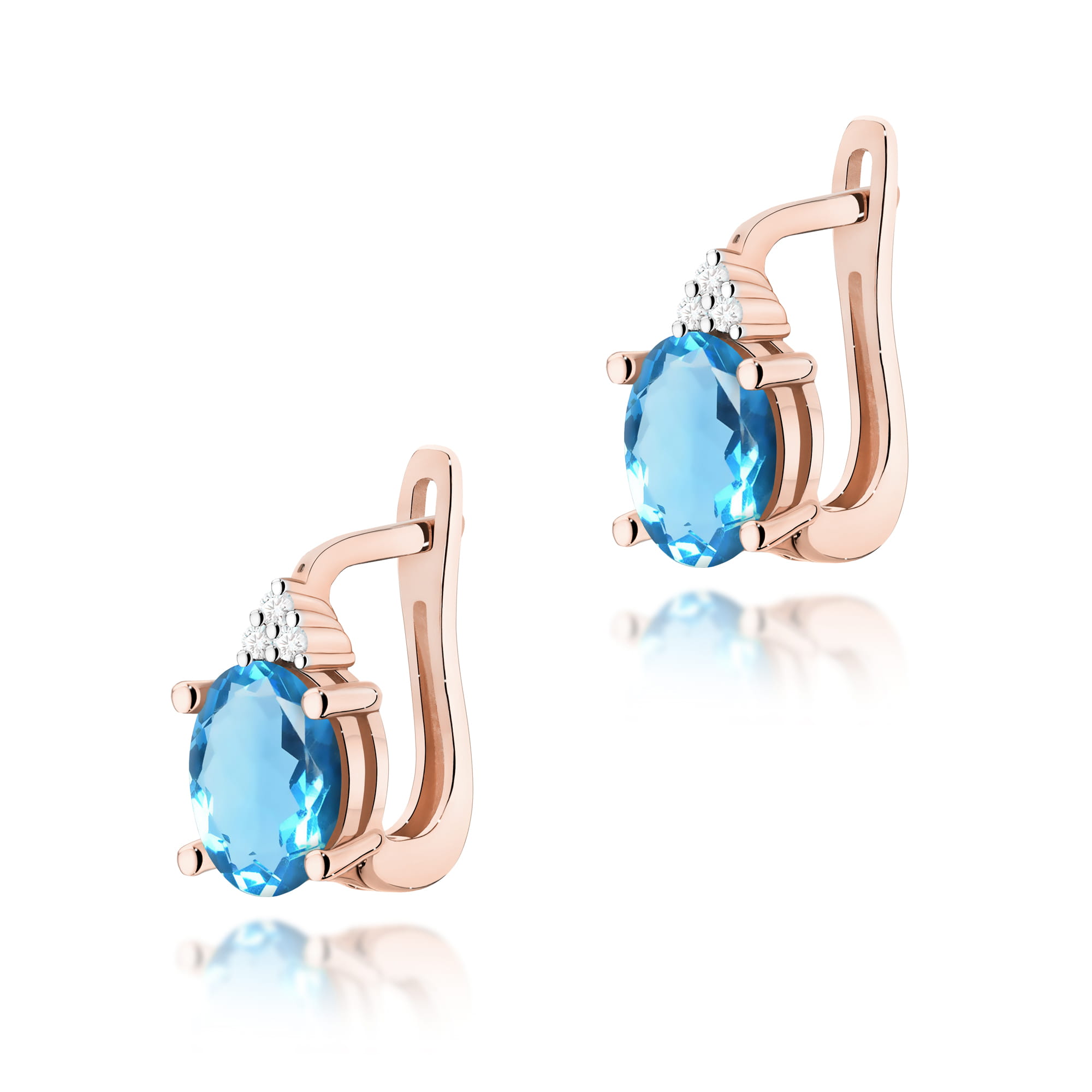 Kolczyki K0308 Topaz 2 x 0