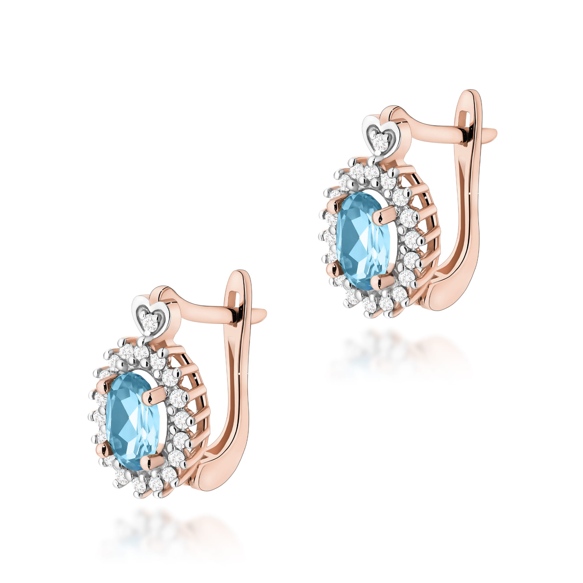Kolczyki K0312 Topaz 2 x 0