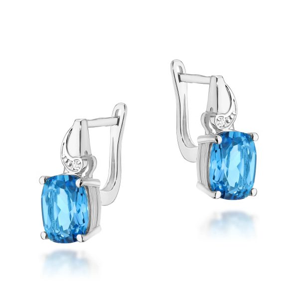 Kolczyki K0400 Topaz 2 x 2