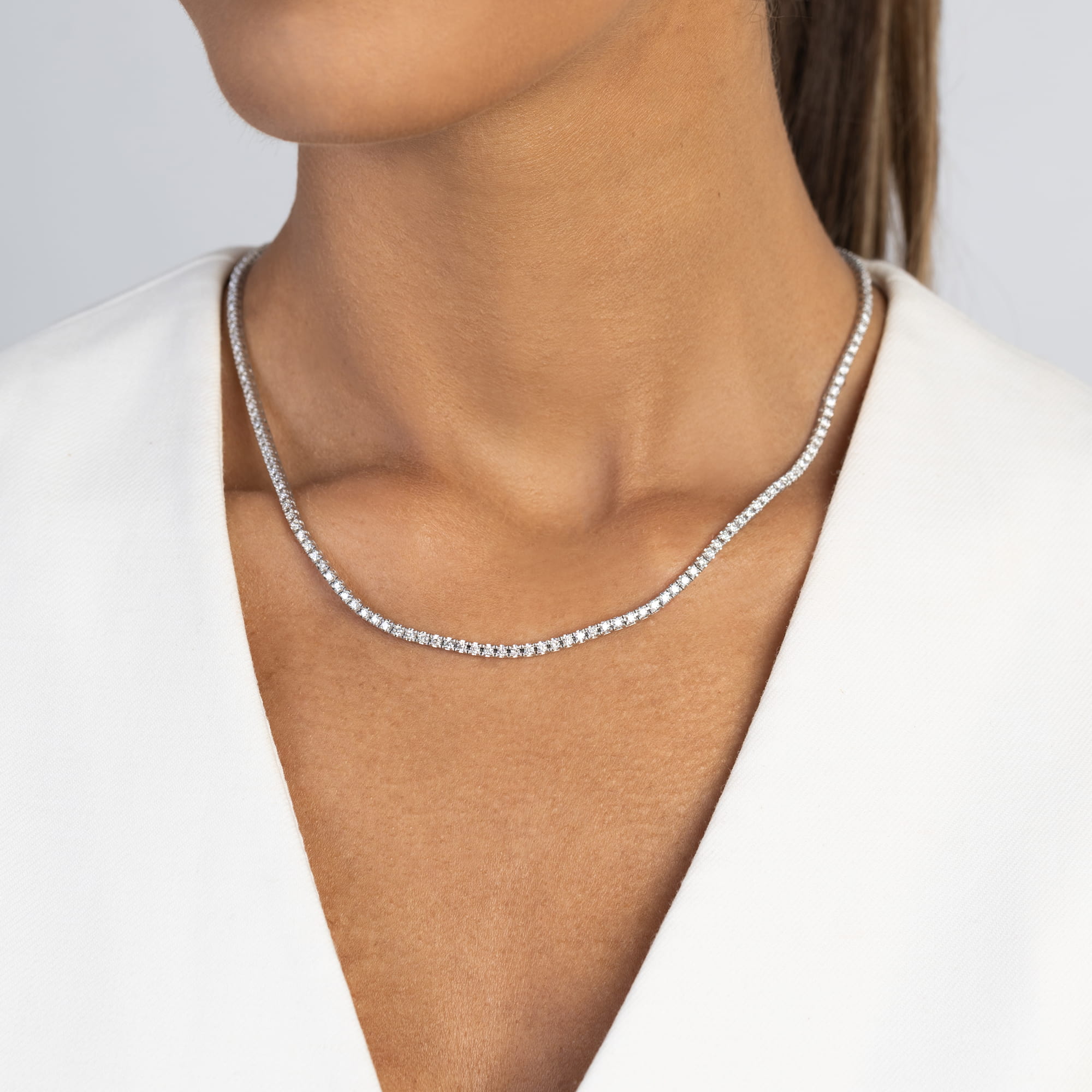 Naszyjnik z diamentami 4,38 ct N0076 · N45056 - obrazek 3