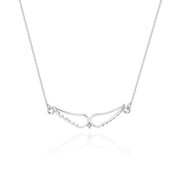 Naszyjnik C007 z diamentami białe złoto Jubiler Kraków BigDIAMOND