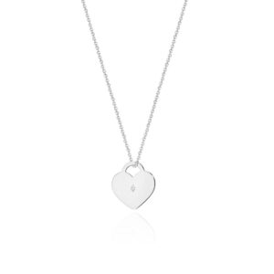 Naszyjnik C015 z diamentami białe złoto Jubiler Kraków BigDIAMOND