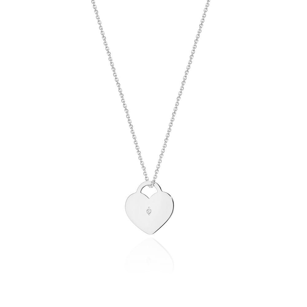 Naszyjnik C015 z diamentami białe złoto Jubiler Kraków BigDIAMOND