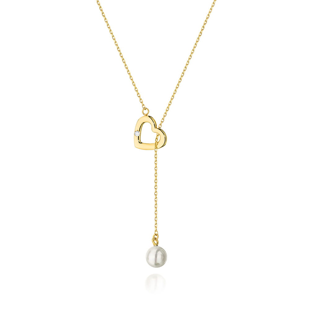 Naszyjnik C052 z diamentami żółte złoto Jubiler Kraków BigDIAMOND
