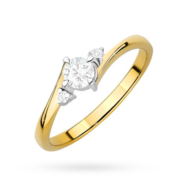 Pierścionek W0346 Diament Laboratoryjny 0