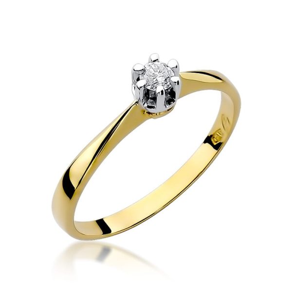 Pierścionek W036 Diament 0