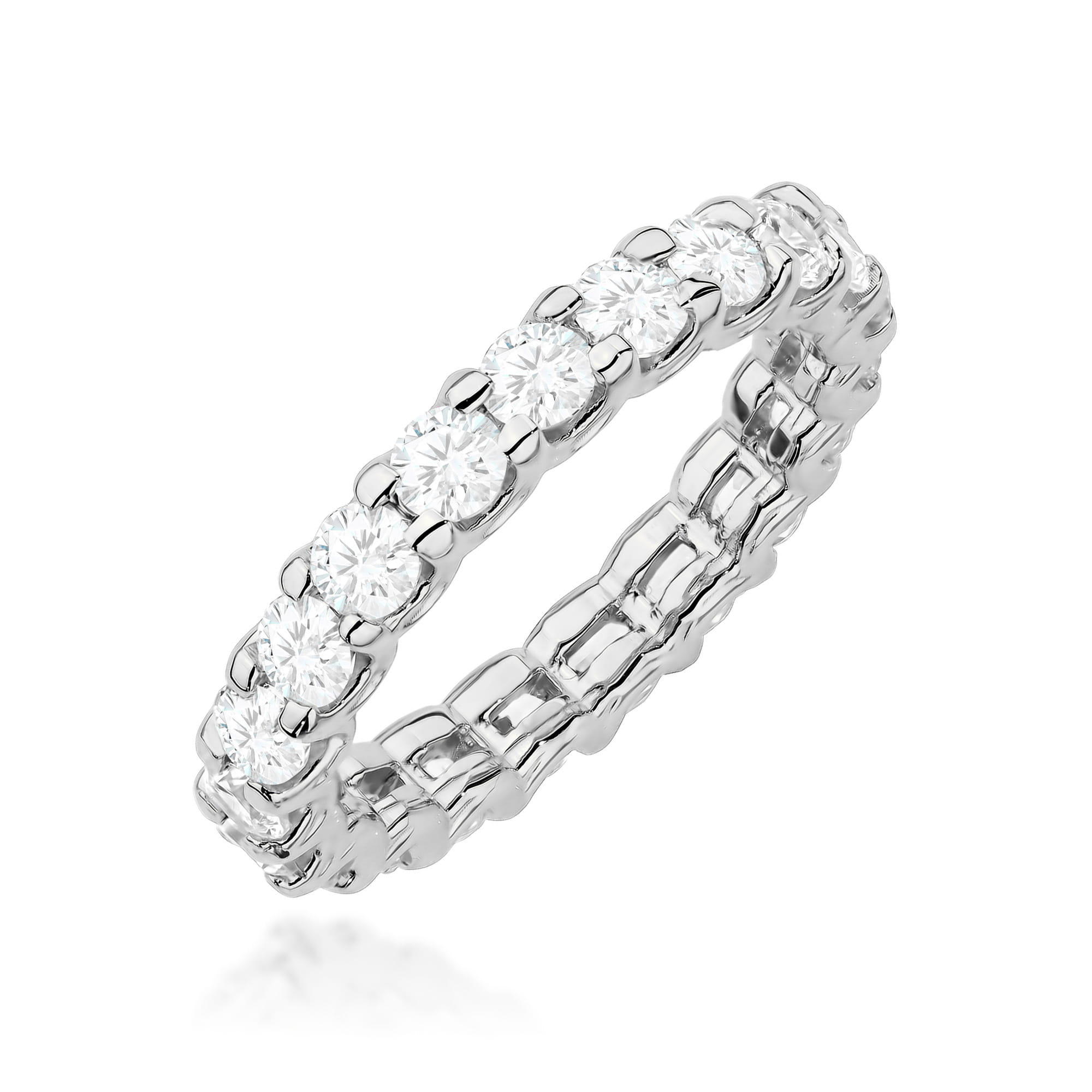 Pierścionek W0515 z diamentami białe złoto Jubiler Kraków BigDIAMOND