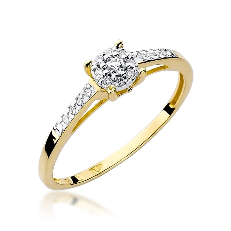 Pierścionek W055 Diament 0