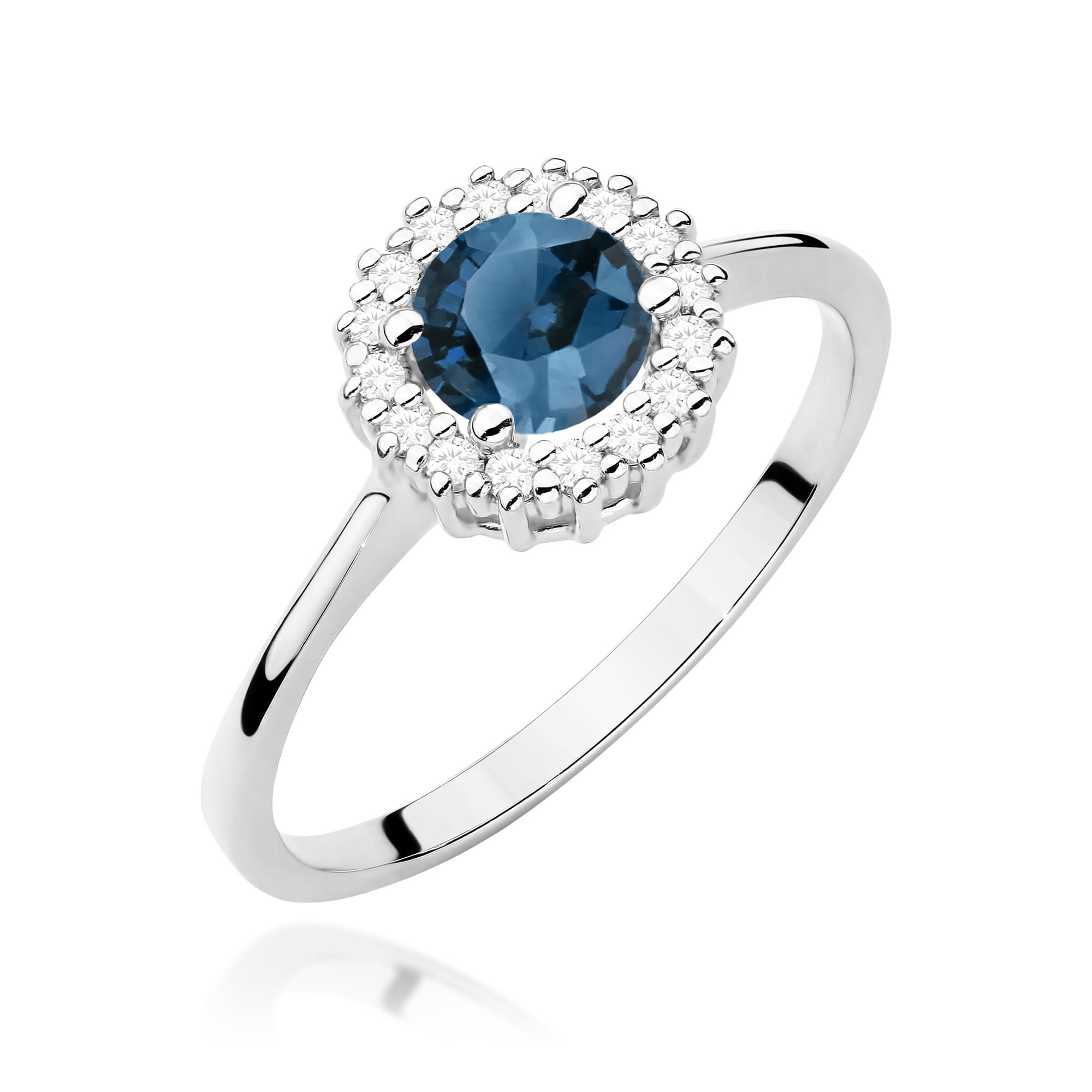 Pierścionek W0572 Topaz London Blue 0