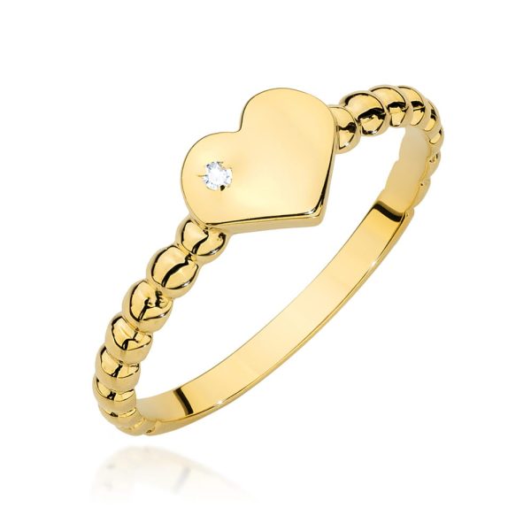 Pierścionek W0637 Diament 0