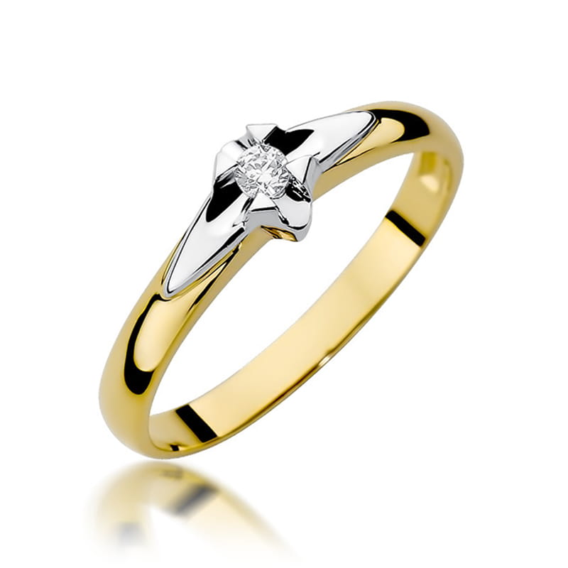 Pierścionek W088 Diament 0