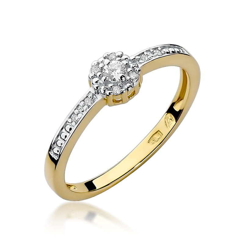 Pierścionek W091 Diament 0