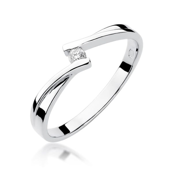 Pierścionek W137 Diament 0