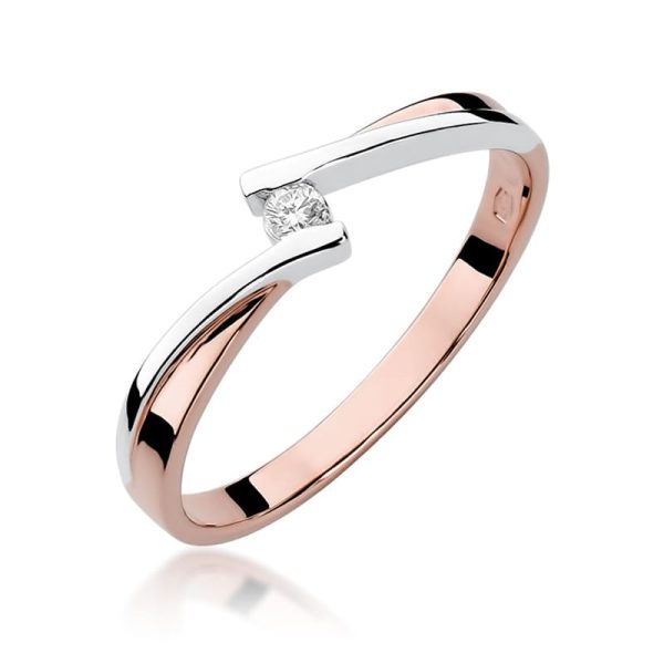 Pierścionek W137 Diament 0