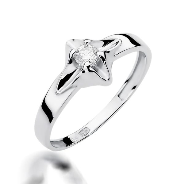 Pierścionek W155 Diament 0