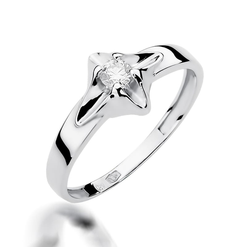 Pierścionek W155 Diament 0