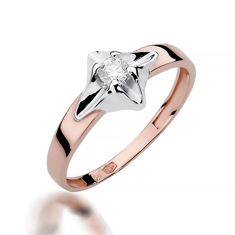 Pierścionek W155 Diament 0
