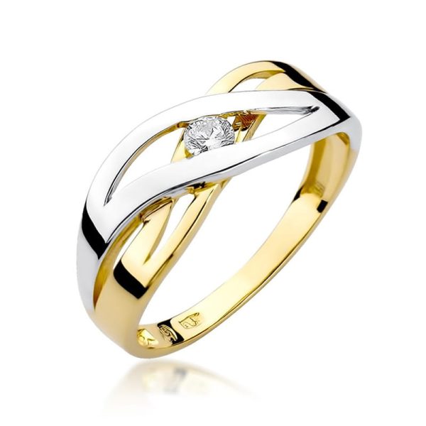 Pierścionek W156 Diament 0